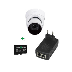 Комплект відеоспостереження GreenVision GV-807 1 камера розпізнавання осіб IP 5MP купольний 2592x1944 Комплект відеоспостереження GreenVision GV-807 1 камера розпізнавання осіб IP 5MP купольний 2592x1944