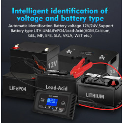 Зарядка HTRC 26A Smart Battery Charger 12V/25A 24V/13A 240W 7-Stage Automatic для автомобилей мотоциклов LiFePO4 Зарядка HTRC 26A Smart Battery Charger 12V/25A 24V/13A 240W 7-Stage Automatic для автомобилей мотоциклов LiFePO4