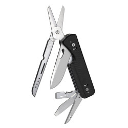Мультитул Roxon Flex S505G чорний 14 функцій модульна конструкція з нержавіючої сталі 8Cr13MoV вагом 178 г Мультитул Roxon Flex S505G чорний 14 функцій модульна конструкція з нержавіючої сталі 8Cr13MoV вагом 178 г