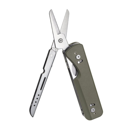 Мультитул Roxon Flex S505G зелений 14 функцій модульна конструкція нержавіюча сталь 8Cr13MoV