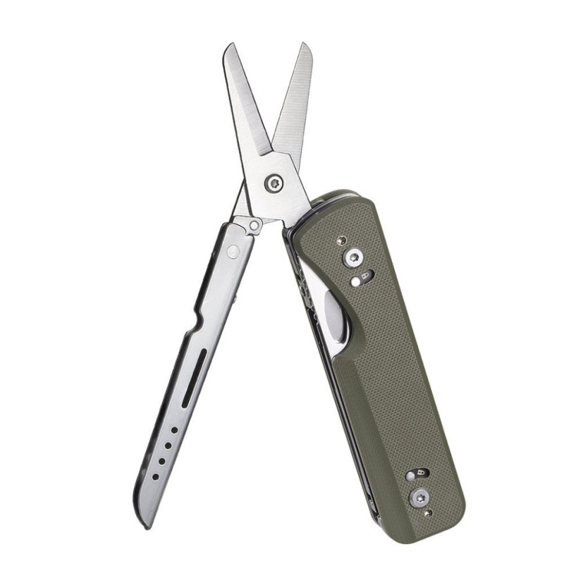 Мультитул Roxon Flex S505G зелений 14 функцій модульна конструкція нержавіюча сталь 8Cr13MoV
