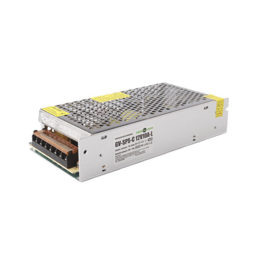 Імпульсний блок живлення GV-SPS-C 12V10A-L 120W сірий захист від короткого замикання температура -20 ~ +50 ºС