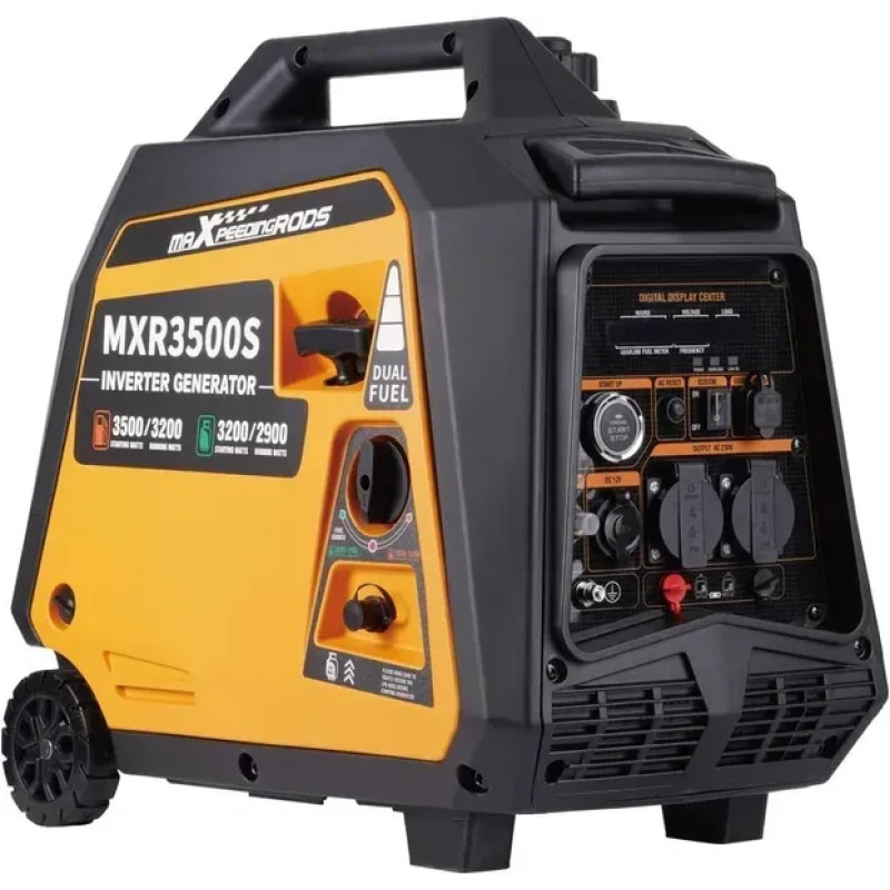 Інверторний генератор MaXpeedingRods MXR3500s 3500 Вт бензин/газ 12.5 год роботи електричний старт компактний дизайн