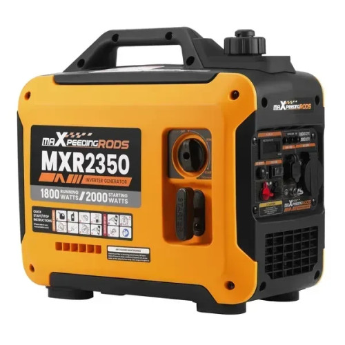 Інверторний генератор MaXpeedingRods MXR2350 2000 Вт компактний з низьким рівнем шуму 58 дБ легка вага 15 кг