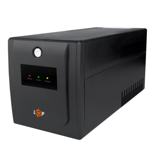 Лінійно-інтерактивне ДБЖ LogicPower LPM-U1100VA-P 770Вт 4 вихідні розетки USB порт чорний
