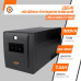 Лінійно-інтерактивне ДБЖ LogicPower LPM-U1100VA-P 770Вт 4 вихідні розетки USB порт чорний