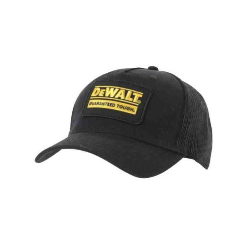 Кепка DeWALT DWC202-001 черная 60% хлопок 37% поліестер універсальний