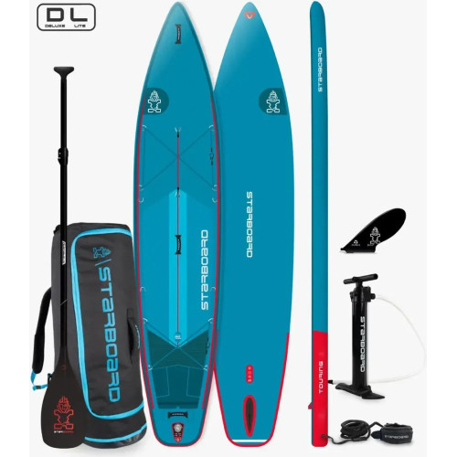 Надувна SUP дошка Starboard Touring L 14'0” x 32” x 6” Deluxe Lite 10.4 кг об'єм 409 л ширина 81.3 см