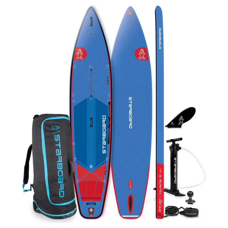 Надувна SUP дошка Starboard Touring M 12'6 x 30 x 6 Deluxe Welded Rail Technology Roll Technology вага 9.9 кг