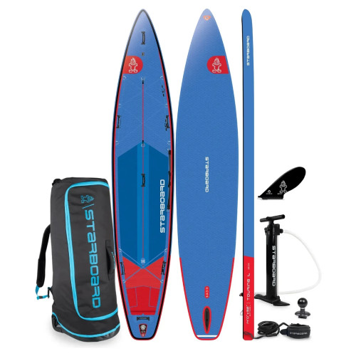 Надувна SUP дошка Starboard Touring M 14'0” x 30” x 6” Deluxe легка 11.2 кг об'єм 389 л Welded Rail Technology