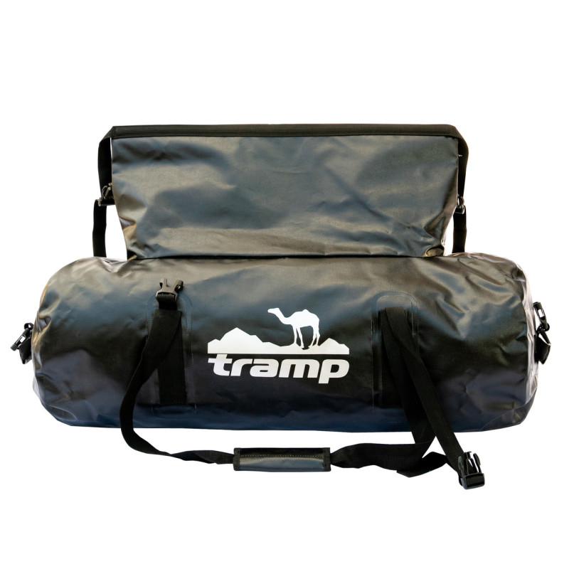 Гермосумка TRAMP PVC black 60 л - идеальная для риболовлі активного відпочинку защищает от влаги