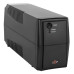 Лінійно-інтерактивне ДБЖ LPM-625VA-P 625VA 437Вт 2 євророзетки LED індикація чорний корпус