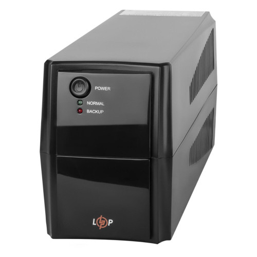 Лінійно-інтерактивне ДБЖ LPM-525VA-P 525VA 367W чорний пластиковий корпус 2 розетки