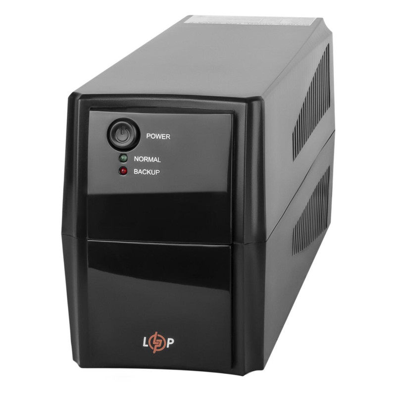 Лінійно-інтерактивне ДБЖ LPM-525VA-P 525VA 367W чорний пластиковий корпус 2 розетки