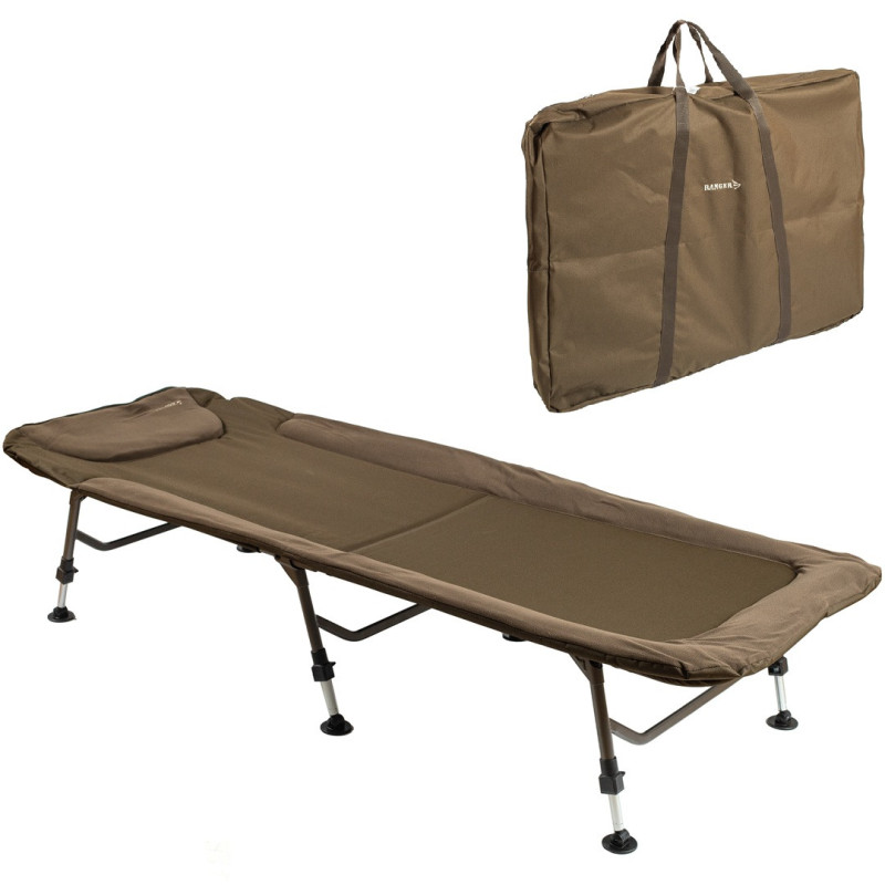 Коропова розкладачка Ranger BED 80 Fleece на 6 ніжках із флісовими вставками