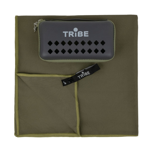 Рушник з мікрофібри Tribe Pocket Towel 90х180 см army-green