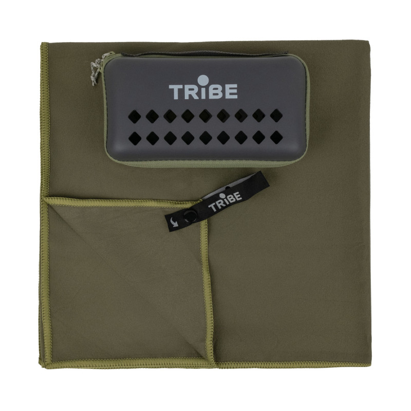 Рушник з мікрофібри Tribe Pocket Towel 90х180 см army-green