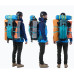 Туристичний рюкзак Naturehike NH16Y020-Q 55 л чорний з алюмінієвим каркасом