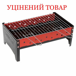 Гриль вугільний Bo-Camp Compact Black/Red складаний для кемпінгу Гриль вугільний Bo-Camp Compact Black/Red складаний для кемпінгу
