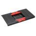 Гриль вугільний Bo-Camp Compact Black/Red складаний для кемпінгу