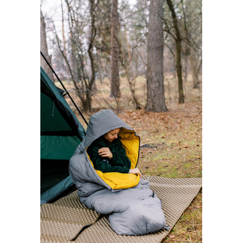Спальний мішок Tribe Down 800 Regular пуховий T-CH-0009-grey-L новий