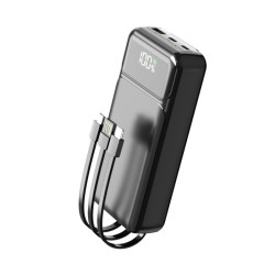 Павербанк Aspor A316 20000mAh швидка зарядка 22.5W з вбудованими кабелями Павербанк Aspor A316 20000mAh швидка зарядка 22.5W з вбудованими кабелями