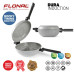 Сковорода подвійна Flonal Dura Induction Rocky Twins 28 см антипригарна Magma-Tech Plus
