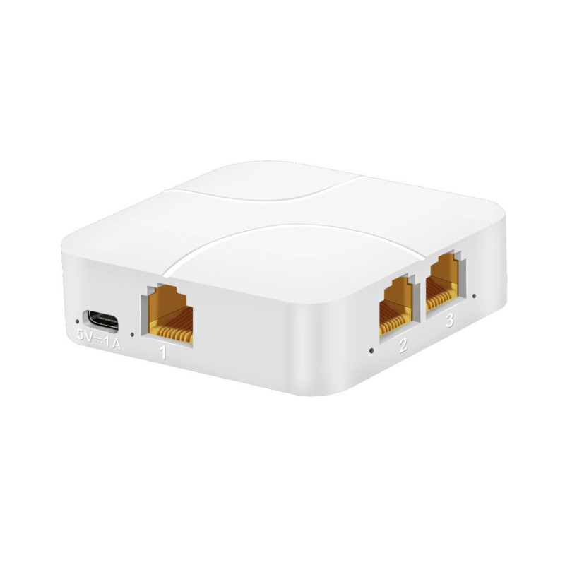 Мережевий розгалужувач GV-05GE для відеоспостереження з підтримкою IP-камер