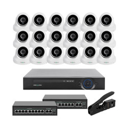 Комплект відеоспостереження GreenVision GV-IP-K-W85/18 5MP 18 камер Комплект відеоспостереження GreenVision GV-IP-K-W85/18 5MP 18 камер