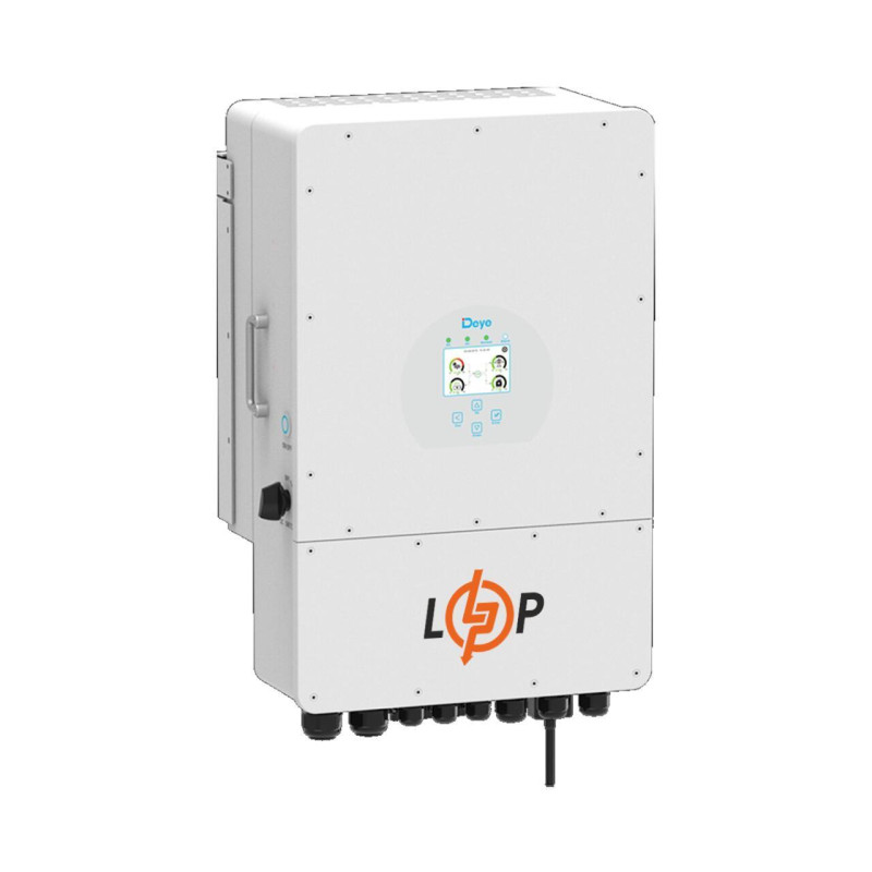 Гібридний інвертор Deye SUN-12K-SG04LP3-EU трифазний Wi-Fi для дому та бізнесу