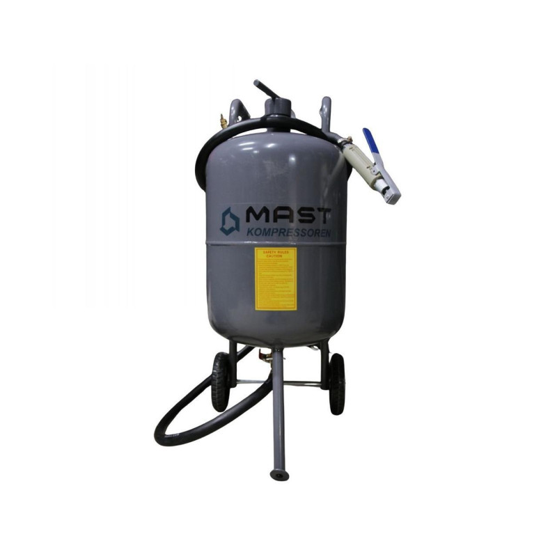Піскоструминний апарат MAST MSB10 37 л робочий тиск 0.8 МПа