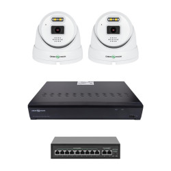 Комплект відеоспостереження GreenVision 9 камер 5 МП IP NVR Комплект відеоспостереження GreenVision 9 камер 5 МП IP NVR