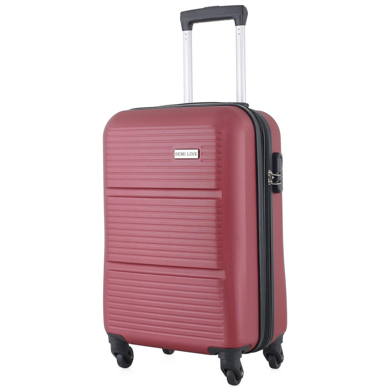 Валіза Semi Line T5639-1 Cherry 45 л з розширювальним клапаном