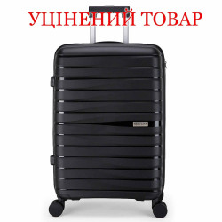 Валіза Semi Line T5794 чорна поліпропілен 102 л з кодовим замком Валіза Semi Line T5794 чорна поліпропілен 102 л з кодовим замком