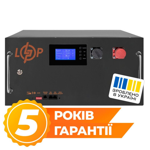 Акумулятор LiFePO4 LogicPower 51.2V 315Аг BMS RS485/CAN LCD
