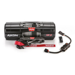 Лебідка електрична WARN AXON 4500-s 12В синтетичний трос 2041 кг
