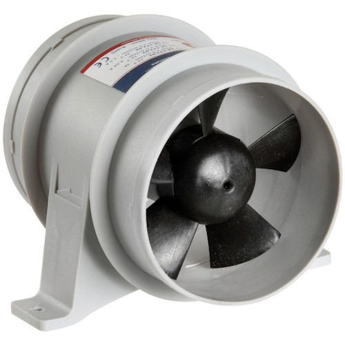Витяжний вентилятор Osculati Superflow 6.7 м³/хв вологозахищений низький рівень шуму 12 В 4 А для човна і катера