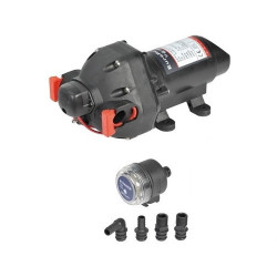 Насос Europump 8/11 л/хв 12 В 3 клапани Osculati для човна яхти з автоматичним режимом роботи Насос Europump 8/11 л/хв 12 В 3 клапани Osculati для човна яхти з автоматичним режимом роботи