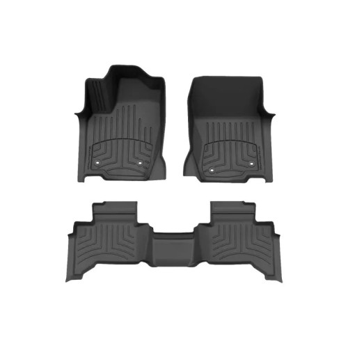 Килимки гумові WeatherTech Lexus GX чорні для салону захист від бруду