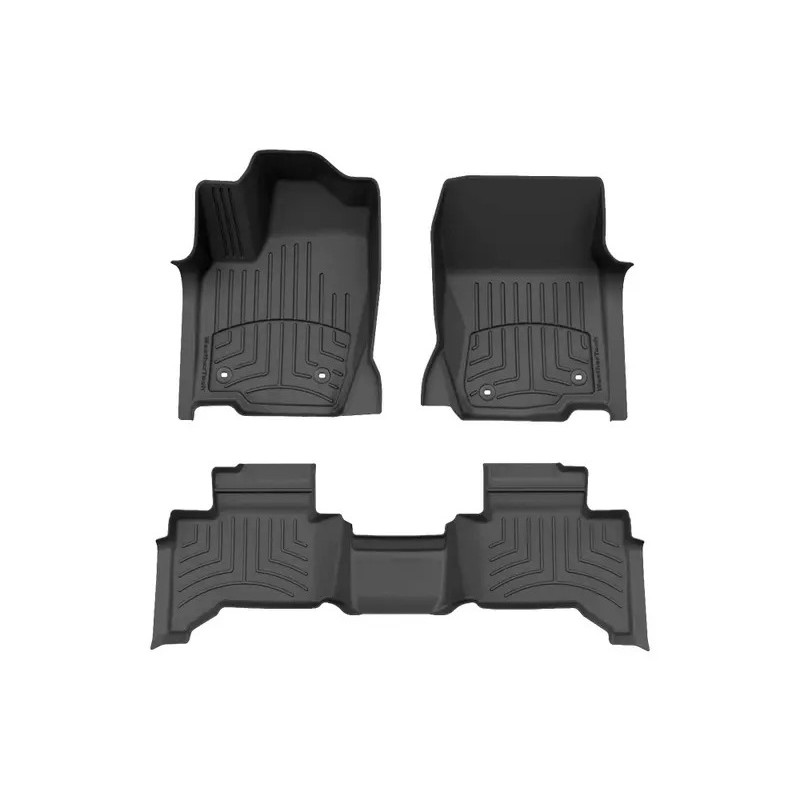 Килимки гумові WeatherTech Lexus GX чорні для салону захист від бруду
