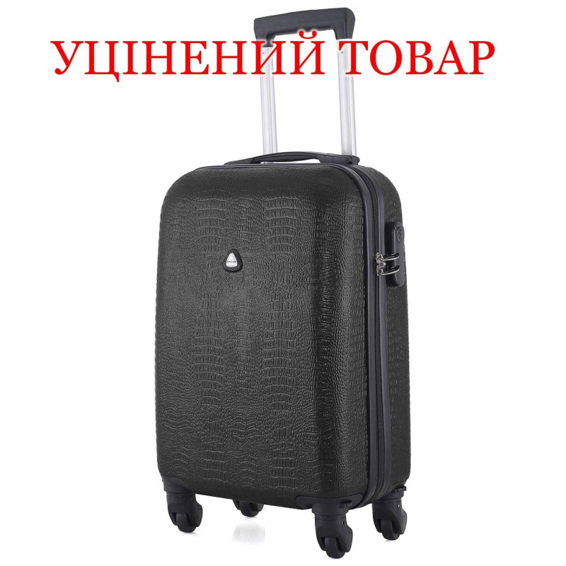 Валіза Semi Line T5580-1 чорна ручна кладь з кодовим замком та знімними колесами