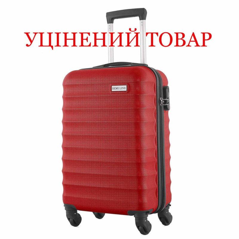 Валіза Semi Line T5578-1 червона ручна кладь з кодовим замком