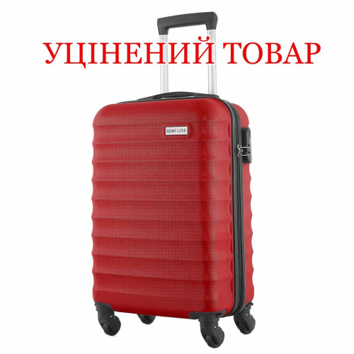 Валіза Semi Line T5578-2 червона ручна кладь з кодовим замком