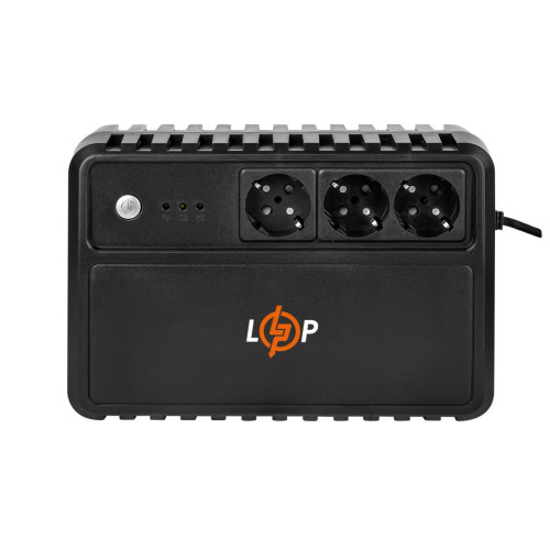 ДБЖ лінійно-інтерактивний LP-U800VA-3PS 480Вт 3 розетки захист від стрибків