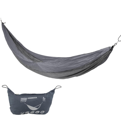Гамак туристичний Bo-Camp Hover Grey 140 кг нейлон для кемпінгу