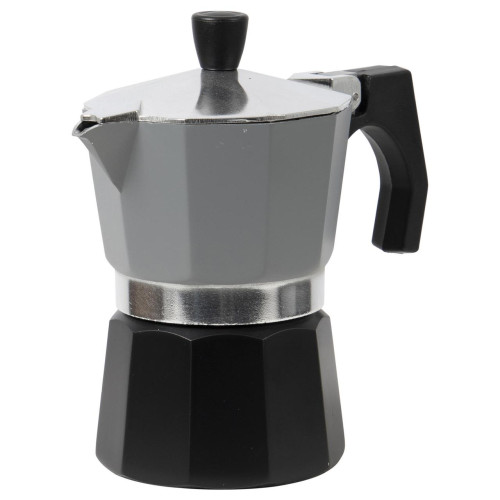 Гейзерна кавоварка Bo-Camp Hudson 3-cups Алюміній/Пластик 150 мл Сірий/Чорний