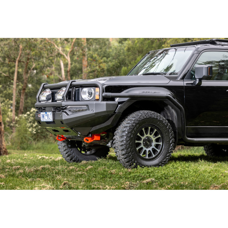 Захист крил ARB Summit для Toyota Prado 250 зі сріблястою накладкою