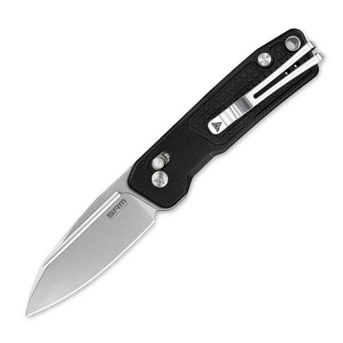 Ніж складаний SRM Scout 14C28N G10 чорний Drop Point 69 мм