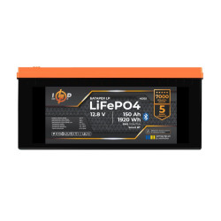 Акумулятор LiFePO4 LogicPower 12.8V 150Ah BMS 100A пластик Smart BT Акумулятор LiFePO4 LogicPower 12.8V 150Ah BMS 100A пластик Smart BT