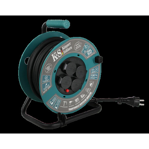 Подовжувач KS CR-25M 25 м 3х2.5 мм2 захист IP44